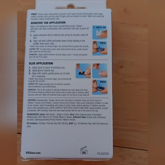 NEW Voguish Fantasy Glow Effect 28 Nails Set - Picture 2 of 2